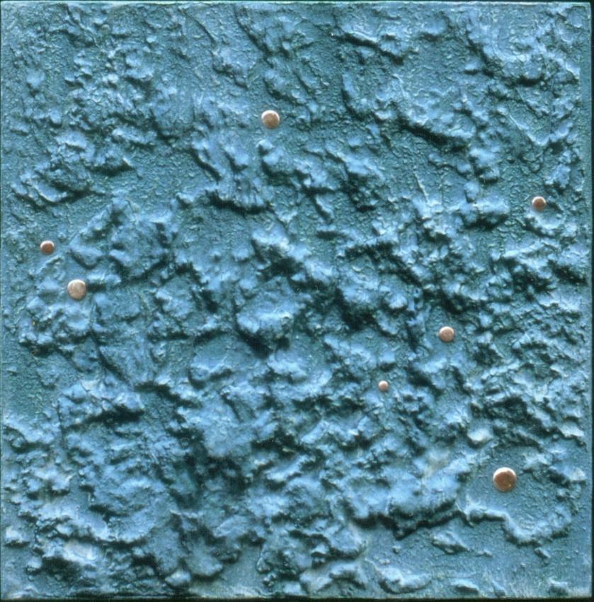 "Surface monochrome bleu coeruleun"