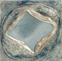 "Variation sur paysage d'hiver I", 30 x 30 cm